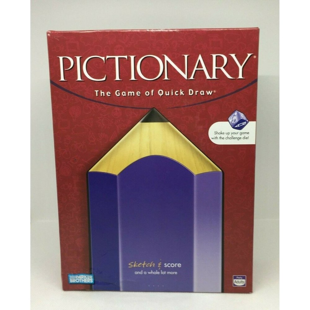 Parker Brothers Pictionary The Game Of Quick Draw
